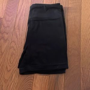 athleta girls biker shorts black size large